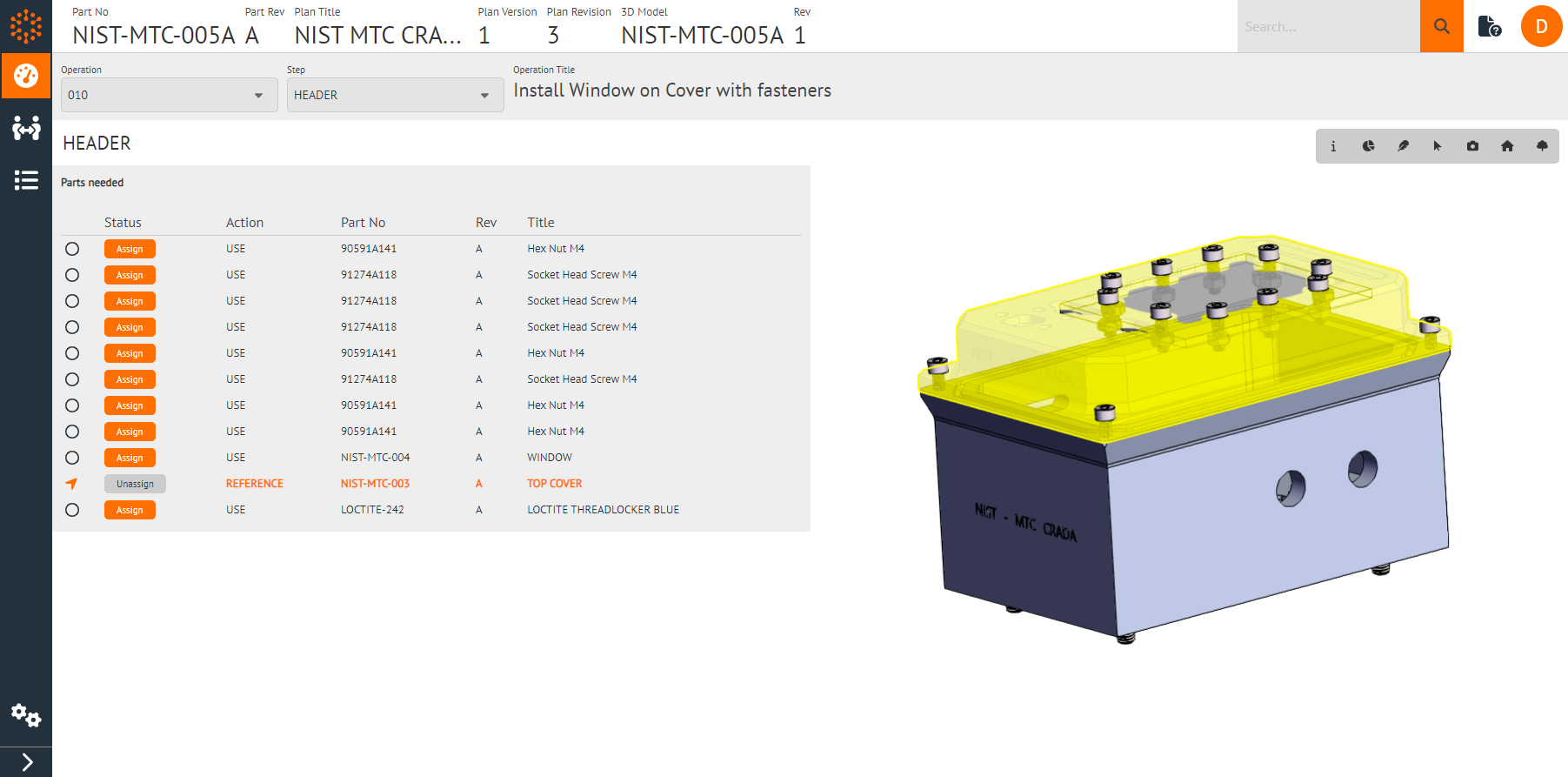 Solumina MBE Model Example